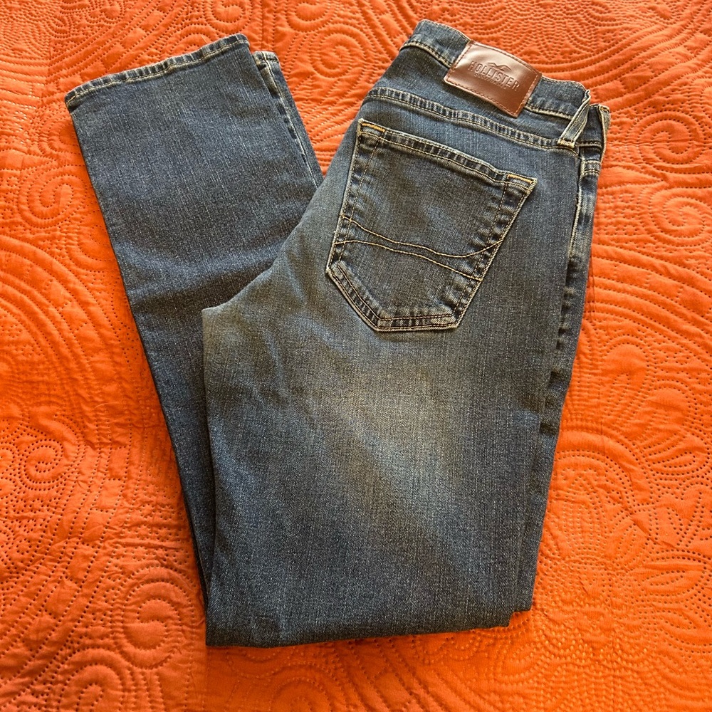 Hollister Women’s Slim Straight Blue Jeans